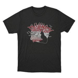 Black Cat Bat Graphic T Shirt Black
