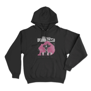 DRUNK DAZED Hoodie Black