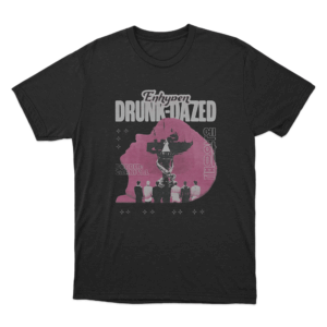DRUNK DAZED T Shirt Black