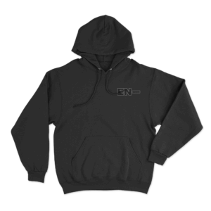 EN Minimalist Logo Hoodie Black