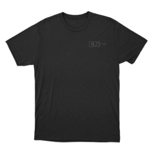 EN Minimalist Logo T Shirt Black