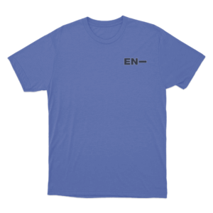 EN Minimalist Logo T Shirt Blue