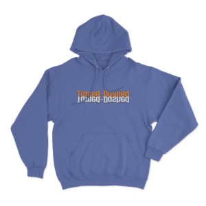 Tamed Dashed Hoodie Blue
