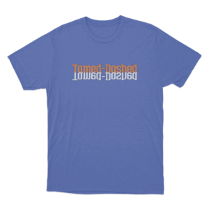 Tamed Dashed T Shirt Blue 1
